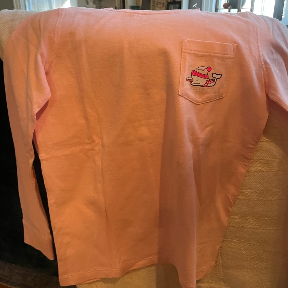 Vineyard Vines snowman long sleeve T-shirt